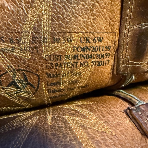 Ariar Brown Leather Jaripeo Cowboy Boots US size 8.5 uk size 6 - Picture 7 of 7